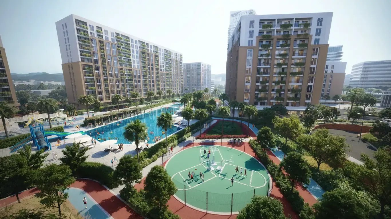 Healthy Lifestyle in a Modern Residential Complex
